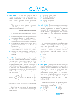 ENEM Express - Qu&iacute;mica