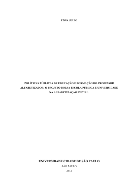 Disserta&ccedil;&atilde;o - Edna Julio - Cruzeiro do Sul Educacional