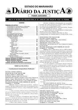 2 segunda-feira, 09 - junho - 2008 - Portal do Poder Judici&aacute;rio do