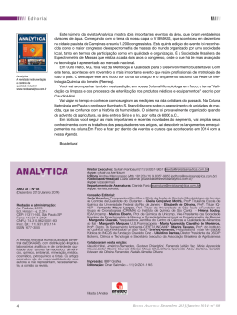 Editorial - Revista Analytica