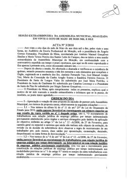 ACTA 3 - C&acirc;mara Municipal de Mon&ccedil;&atilde;o
