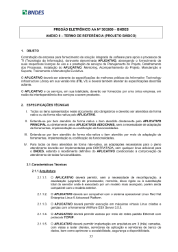 Anexo II - Termo de Refer&ecirc;ncia-ap