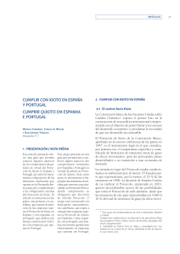 cumplir con kioto en espa&ntilde;a y portugal cumprir