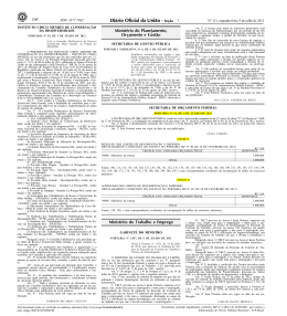 Portaria MPOG SOF n&ordm; 62, de 06/07/2012