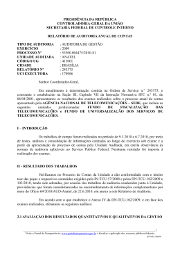 presid&ecirc;ncia da rep&uacute;blica controladoria