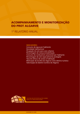 1&ordm; Relat&oacute;Rio anual ACOMPANHAMENTO E