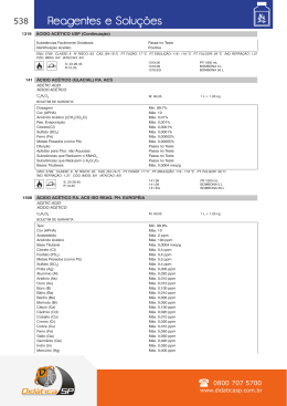 Reagentes e Solu&ccedil;&otilde;es