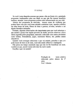 TV XPAZ Se voc&ecirc; &eacute; uma daquelas pessoas que