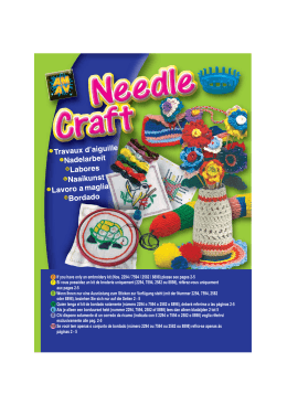 If you have only an embroidery kit (Nos. 2294 / 7594 / 2582