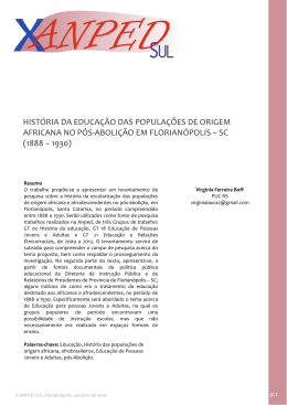 hist&oacute;ria da educa&ccedil;&atilde;o das popula&ccedil;&otilde;es de origem