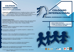 G&eacute;nero Diversidade e Cidadania