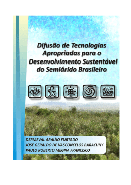 Difus&atilde;o de Tecnologias Apropriadas para o Desenvolvimento