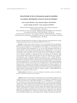 Portugu&ecirc;s - Revista de Odontologia da UNESP