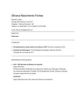 Silvana Nascimento Fontes - COSEMS-PB