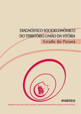 Diagn&oacute;stico socioecon&ocirc;mico do Territ&oacute;rio Uni&atilde;o da Vit&oacute;ria
