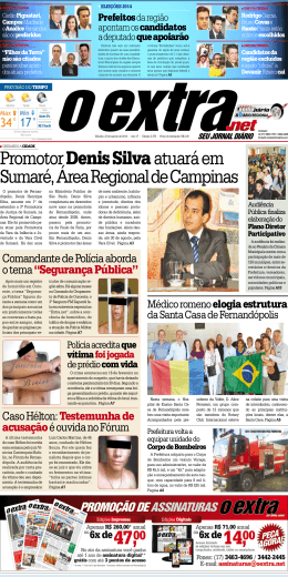 Promotor Denis Silva atuará em Sumaré, Área Regional