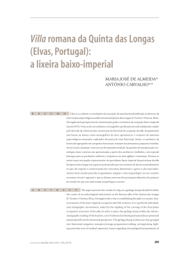 Villa romana da Quinta das Longas (Elvas, Portugal): a lixeira baixo