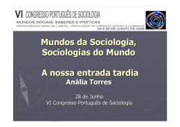 A nossa entrada tardia