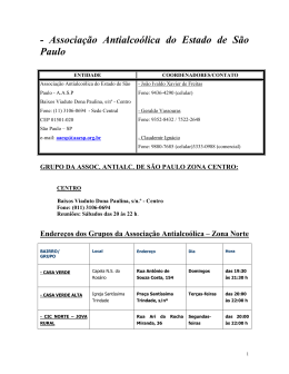 - Associa&ccedil;&atilde;o Antialco&oacute;lica do Estado de S&atilde;o Paulo