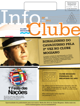 Infoclube - nº45 | Mai 2012