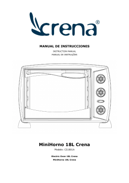 Manual de Intrucciones_ Mini Horno_ Mod.CS180