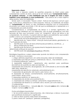 Esperando o Enem Visto que a resposta correta &agrave;s