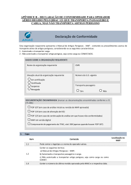 Declara&ccedil;&atilde;o de Conformidade