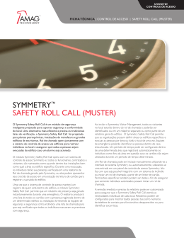 SYMMETRY™ SAFETY ROLL CALL (MUSTER)