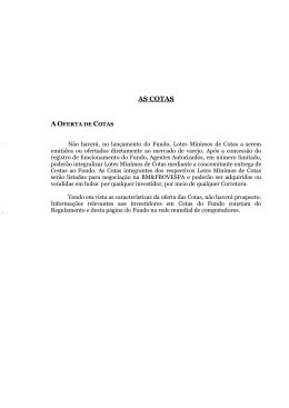 AS COTAS - BlackRock