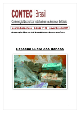 Boletim Econômico CONTEC nº 90