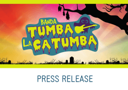 press release - banda tumba la catumba