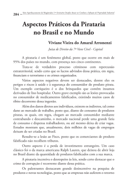 Aspectos Práticos da Pirataria no Brasil e no Mundo