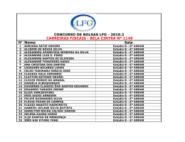 Lista de Porta Concurso de bolsas