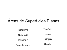 Áreas de Superfícies Planas - Wiki do IF-SC