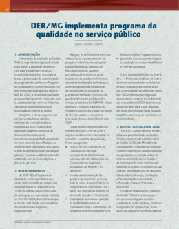 DER/MG Implementa Programa da Qualidade no Servi&ccedil;o Publico