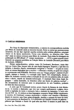 8 CARTAS-DESENHOS Por força de disposição testamentária, a