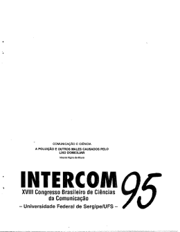 Page 1 COMUNICACÃO E CIÈNCIA A POLUICÄO E OUTROS