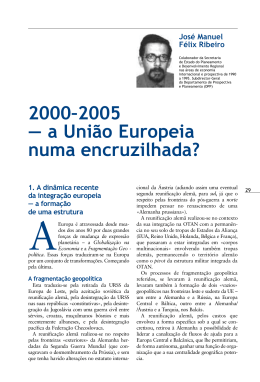2000–2005 — a União Europeia numa encruzilhada? José Manuel