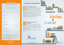 Visitas (va)Ler - Biblioteca Municipal Ferreira de Castro