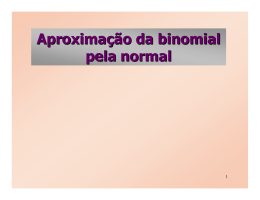 Aproximação da binomial pela normal - IME-USP