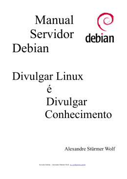 Manual Servidor Debian