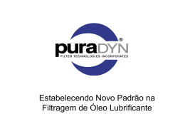 Informa&ccedil;&otilde;es Gerais - Puradyn Filter Technologies, Inc.