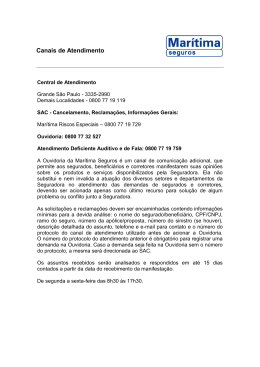 Condições Gerais - Portal Yasuda Marítima Seguros