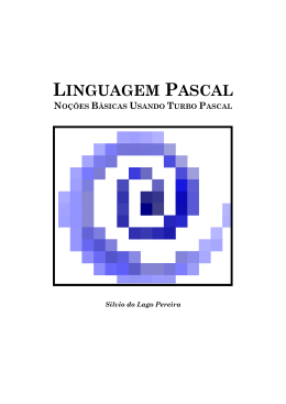 Linguagem Pascal - Noções Básicas - IME-USP