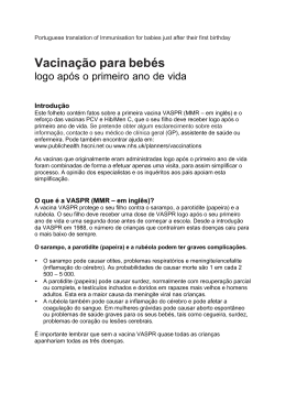 Vacina&ccedil;&atilde;o para beb&eacute;s