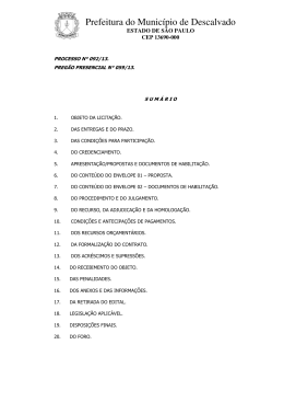 Prefeitura do Munic&iacute;pio de Descalvado