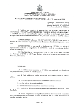 resolu&ccedil;&atilde;o consepe/ufersa n&ordm; 007/2014, de 17 de outubro de 2014