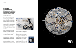 Duom&egrave;tre &agrave; chronographe