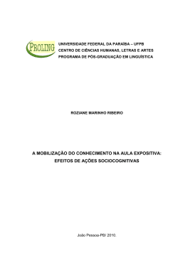efeitos de ações sociocognitivas - UFPB
