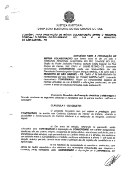 JUSTIÇA ELEITORAL [049]a ZONA ELEITORAL DO RIO GRANDE